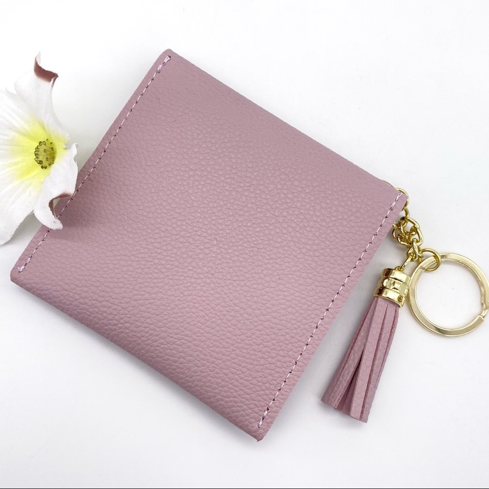 NWT Lark & Ives Vegan Leather Card Purse Wallet in Lavender Fog - Picture 4 of 15